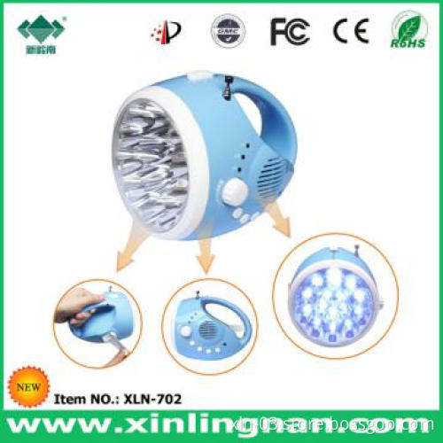 Crank Dynamo Flashlight Radio